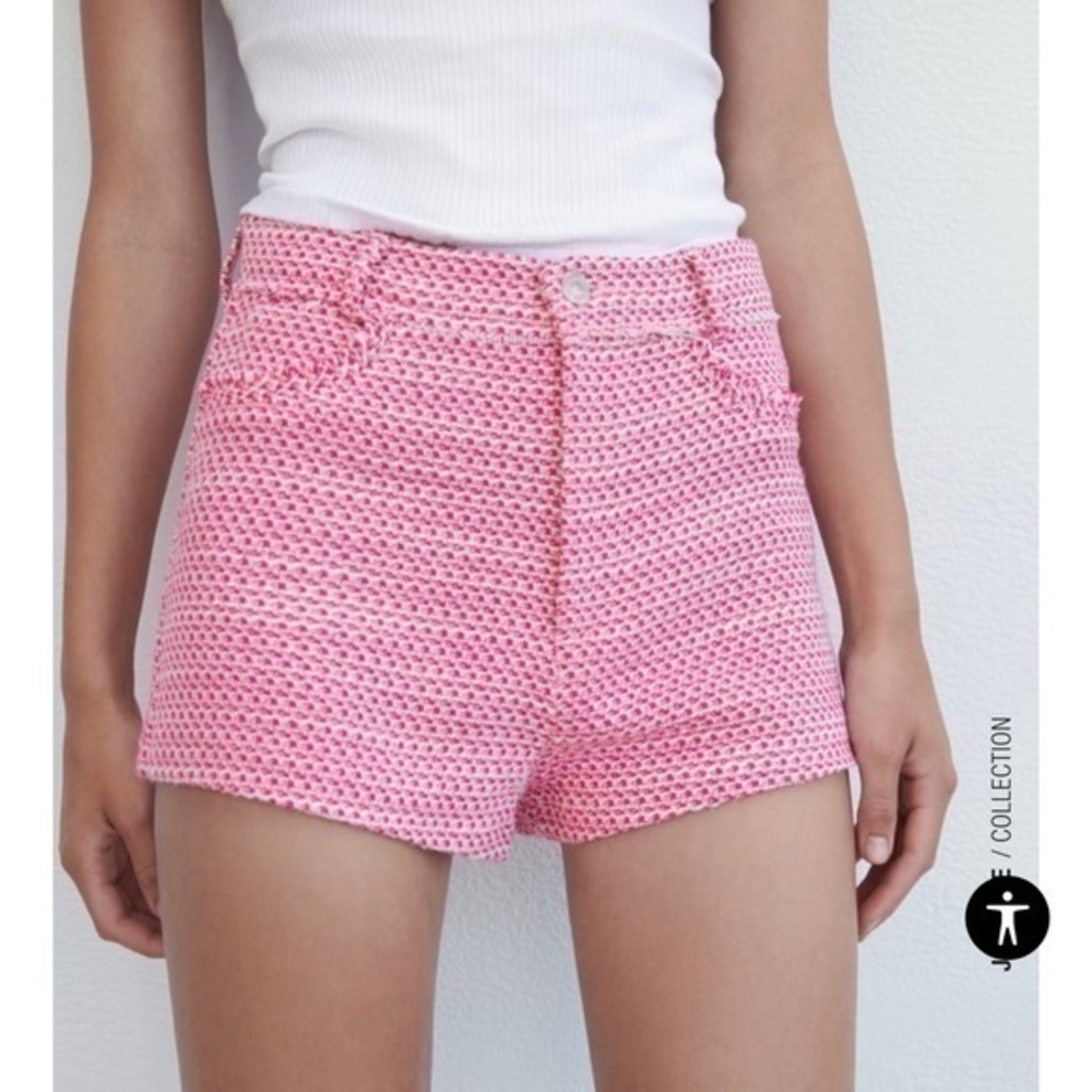 ZARA tweed structured shorts 8477/034 - Picture 10 of 16